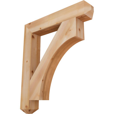 5 1/2"W x 38"D x 44"H Westlake Craftsman Smooth Bracket, Western Red Cedar