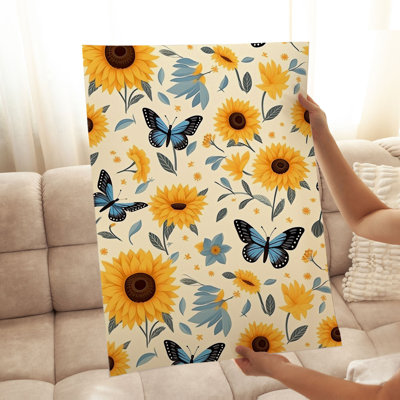 «Floral Sunflowers VI Cottage», reproduction d'art non encadrée