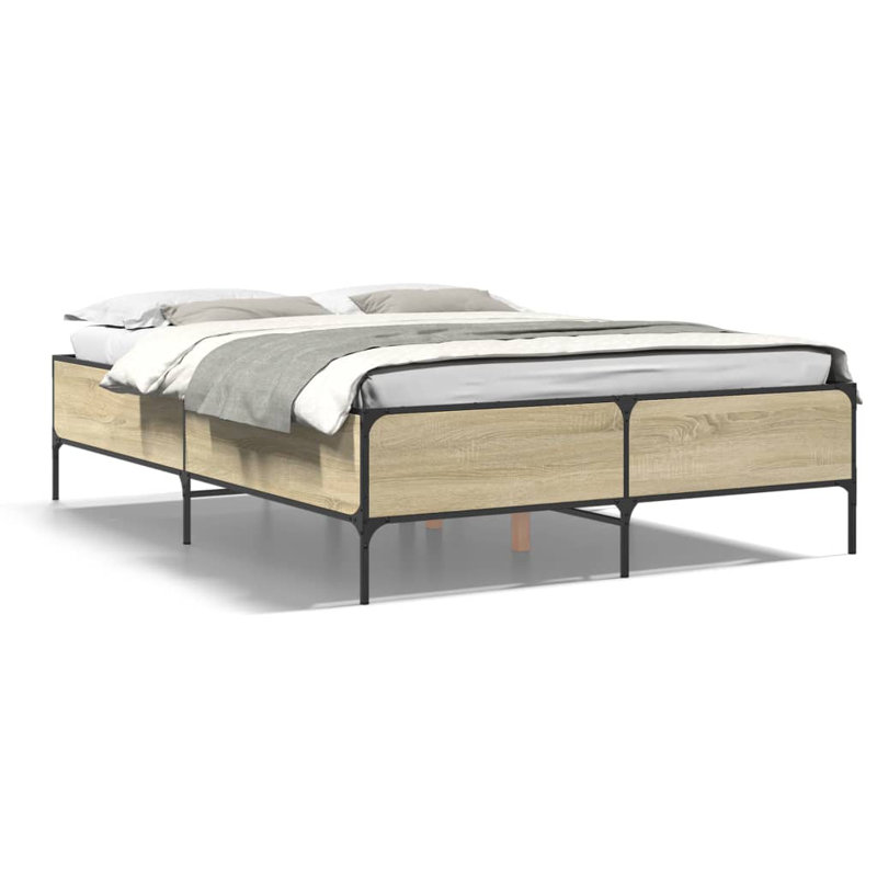 Acherman Bed, King (150 x 200 cm), Sonoma Oak