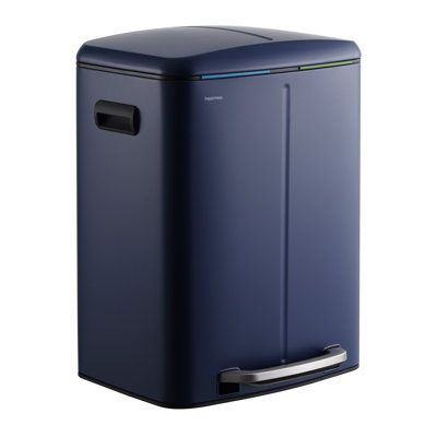 Step On Multi-Compartment Trash/Recycling Bins - 10.6 Gallons