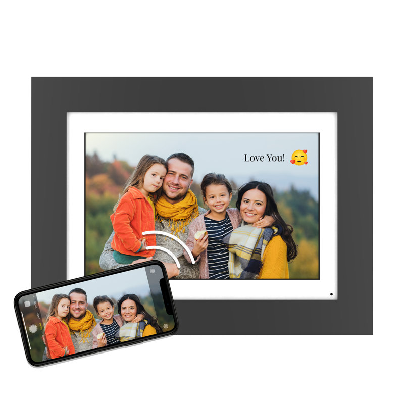 Smart Digital Picture Frame Digital Picture Frame, 10", Black