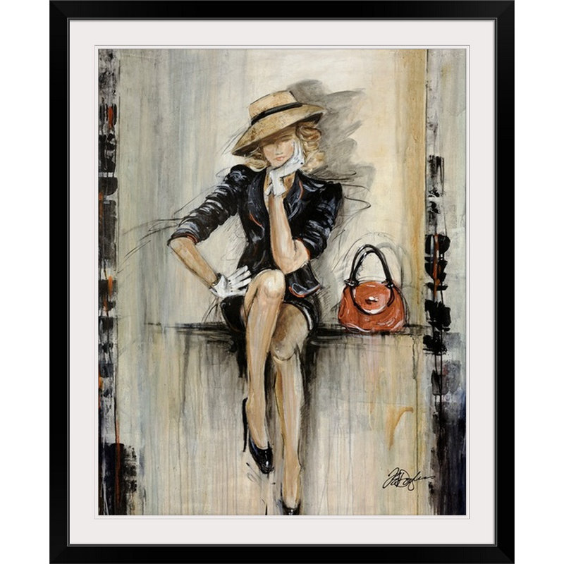 Akyiah " Vogue " by Farrell Douglass, 24" H x 18" W x 1.25" D, Canvas