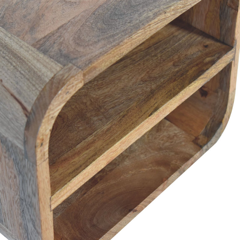 Deshler 35cm W Solid Wood Bedside Table
