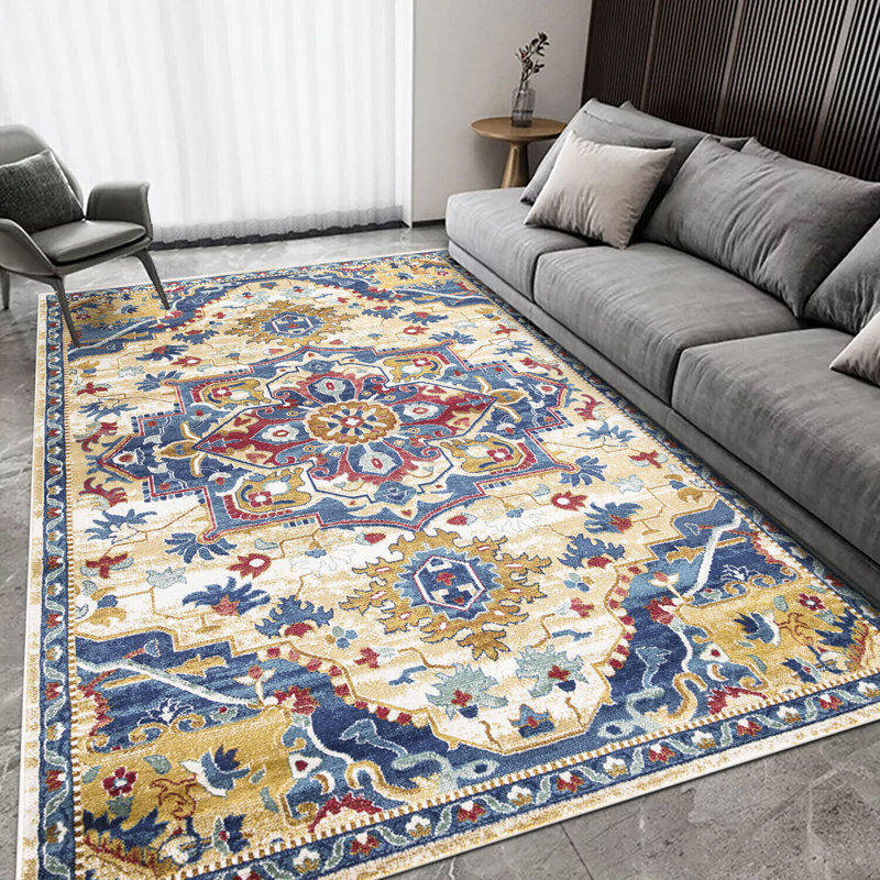 Thoman Oriental Area Rug, Rectangle 50 x 80cm