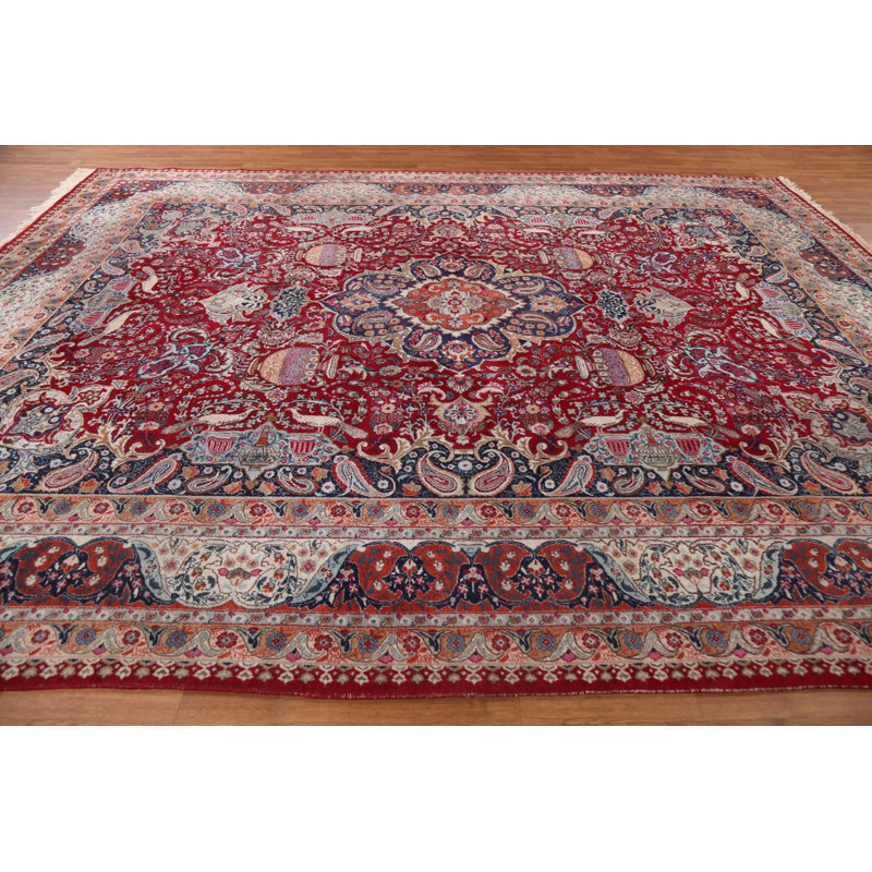 Tapis rouge traditionnel 10 x 13