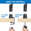 Mount-It Adjustable Microphone Boom Arm Suspension Scissor Stand For Studio and Gaming Microphones