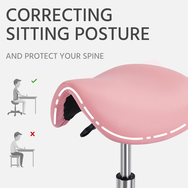 Desaun Metal Accent Stool, Pink