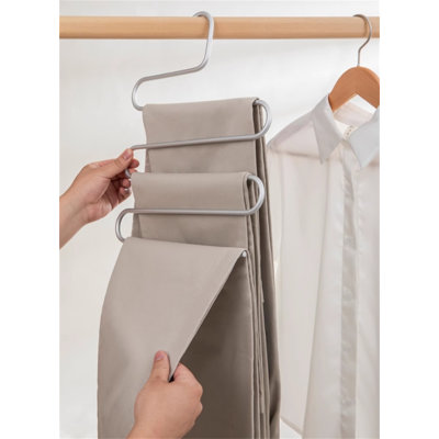 Cintre pour pantalons en alliage d'aluminium