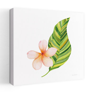 Treasures Of The Tropics X Abstract Palm Tropical Flower Art