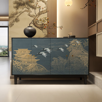 Chinese-style retro minimalist sideboard