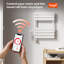 8.5*4.2cm, Smart Dual-Control WiFi Digital Display Heating Tube Thermostat, White-113716712