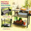 Table de four mobile sur roulettes