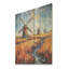 Fauvist Windmill Meadows I - Éoliennes sur bois-2012833305
