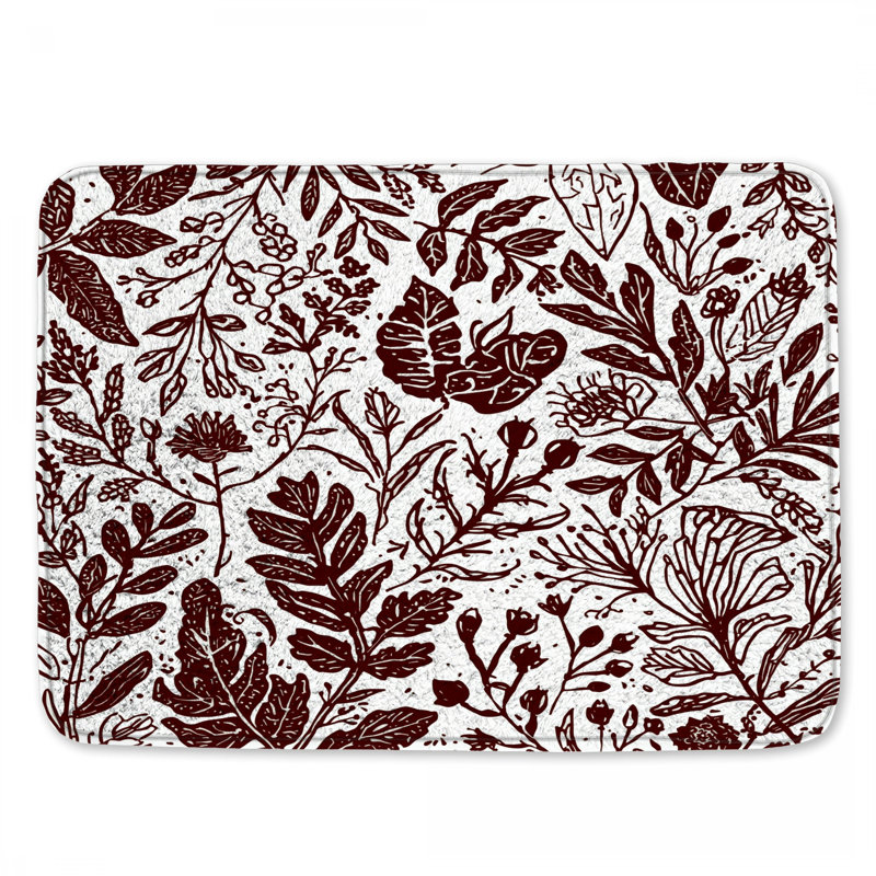 Tapis de bain Botanical, L 34 po x L 21 po