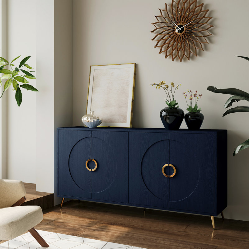 Armoire de rangement Buffet Modern, Marine