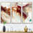 Toile naturelle avec cadre flottant