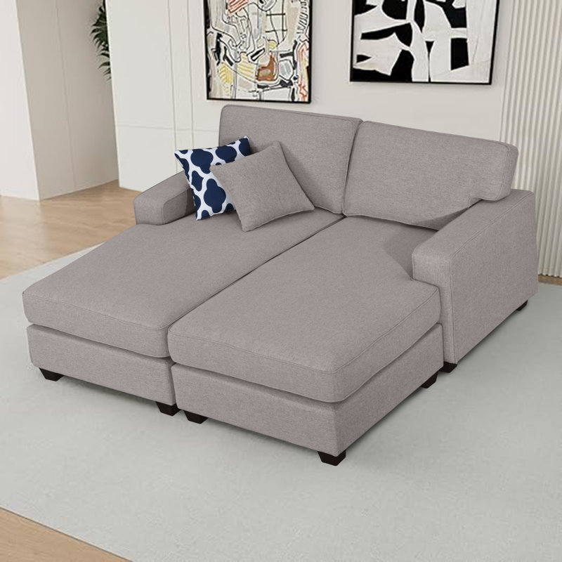 Flâneuse rembourrée, Gris