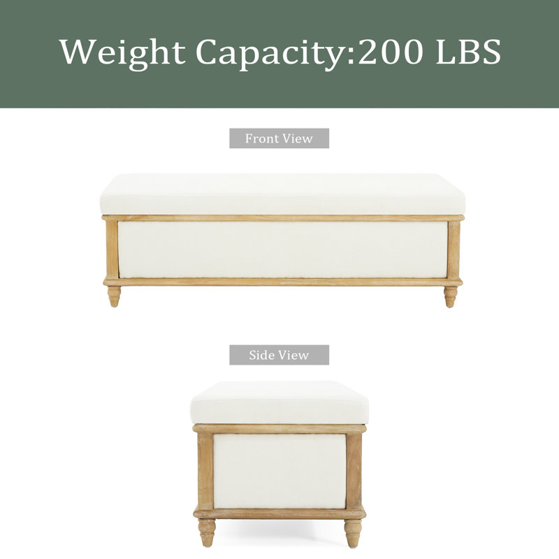 Banc STORAGE, Blanc