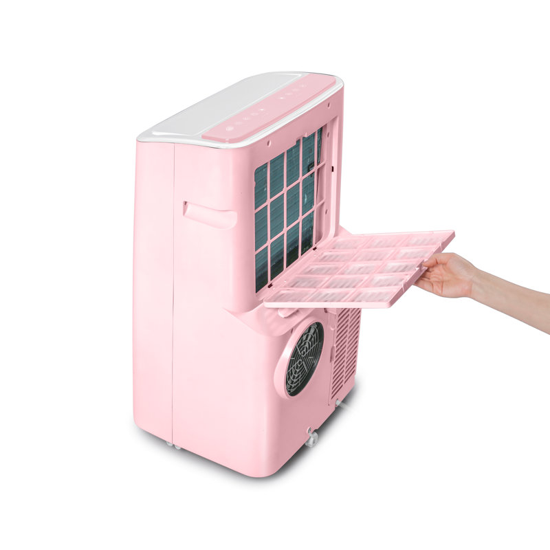 Climatiseur portatif intelligent CCAPAC Series 6,350 BTU SACC / CEC, 9 000 BTU ASHRAE 128, rose