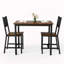 Table de bar avec 2 chaises de salle à manger-1740058860