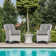 Crimora Rattan Bistro Set - with Weatherproof Cushions
