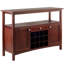 Armoire-buffet à finition noyer à 12 bouteilles Eslick, H 31,81 po x l 45,33 po x P 15,49 po