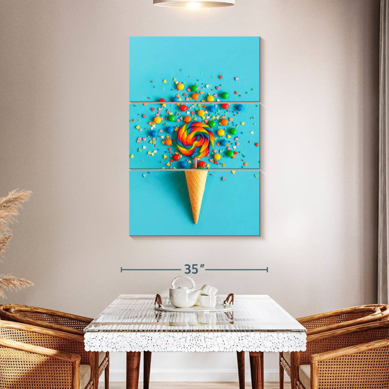Yarlin Candy Cone, 50" H x 32" W