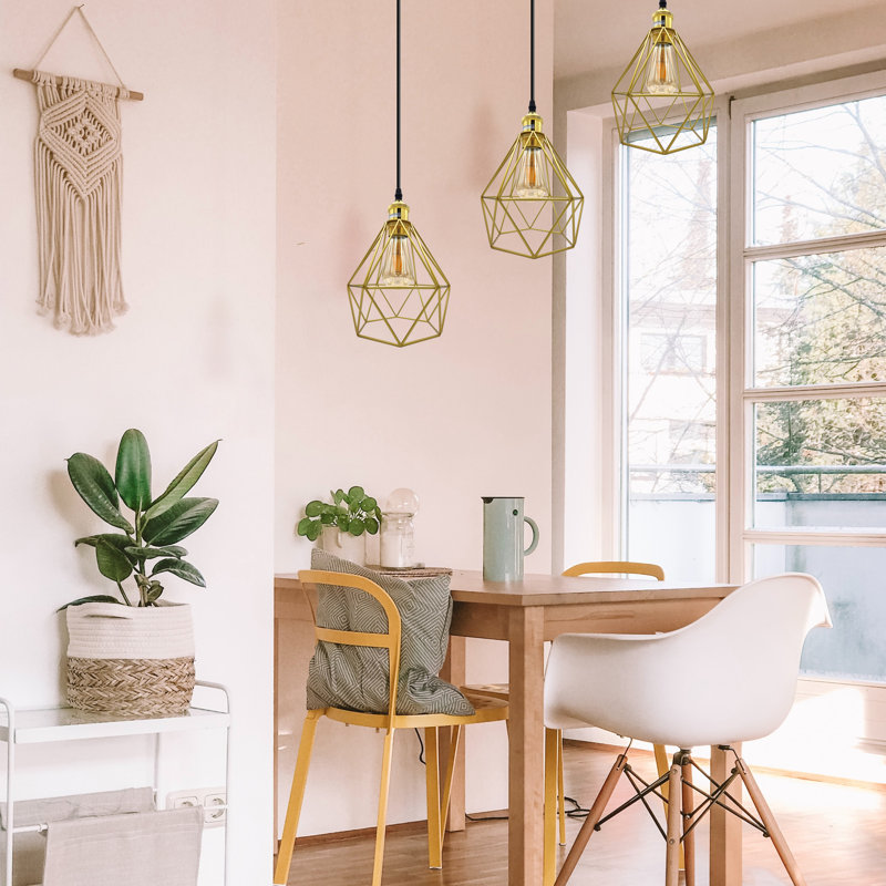 Brayman 3 - Light Gold Kitchen Island Pendant