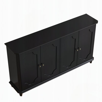 Buffet de style champêtre avec 4 portes cintrées décoratives