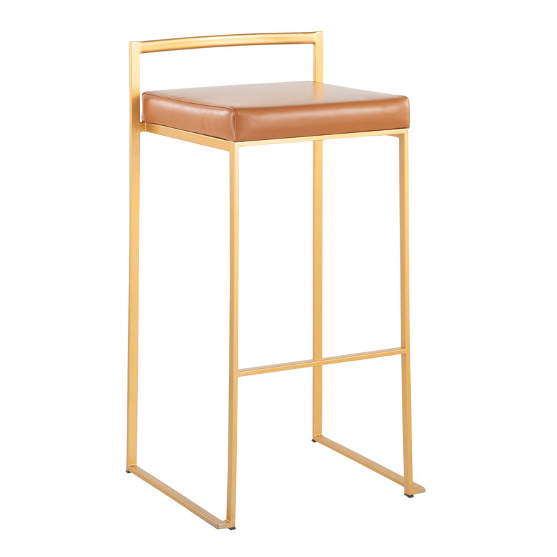 Tabouret de bar contemporain, Brun