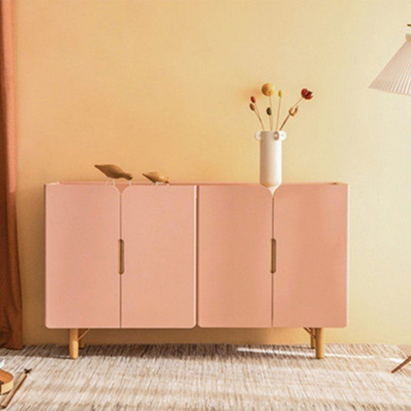 Modern minimalist storage cabinet, Pink