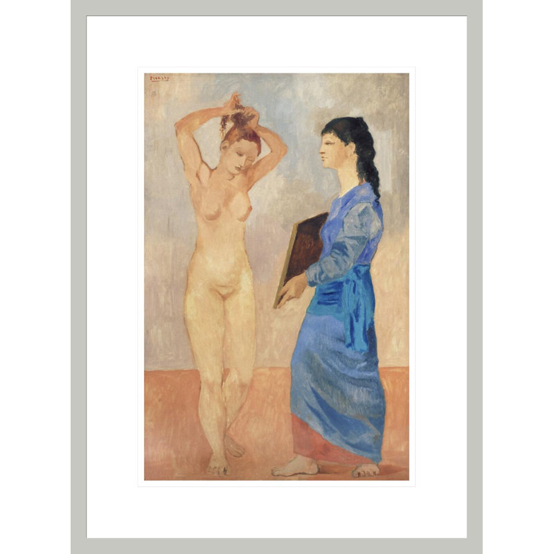 «La Toilette» par Pablo Picasso, impression giclée sur cadre, H 21,75 po x l 16,18 po