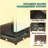 Portable Outdoor Plant Box,Garden Bed With Trellis,With Cover,Drainage Holes And Zipper Door-1170700879
