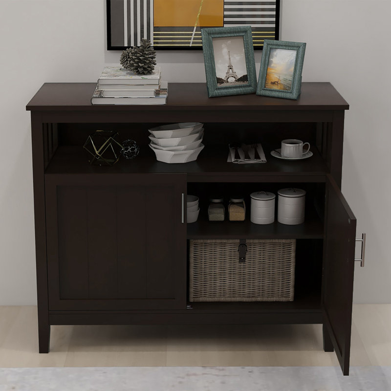 Ebby 39.96'' Console Table, Brown