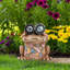 Sagebrook Home 12" Frog With Solar Goggles, Multi