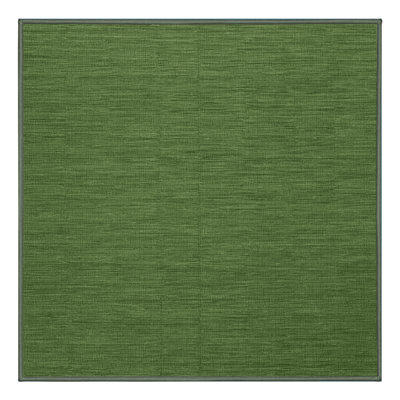 Tapis vert uni lavable à la machine