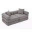 Canapé-lit modulaire pour appartement, canapé-lit convertible, structure fixe et accoudoirs amovibles, canapé-lit pliant-1694383262