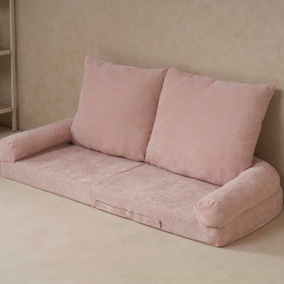 Convertible Fold-Out Single Sofa Bed, Adjustable for Multiple Positions and Versatile Use in Any Living Space.