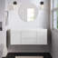 Base de meuble-lavabo mural simple 48 po Render-682093313