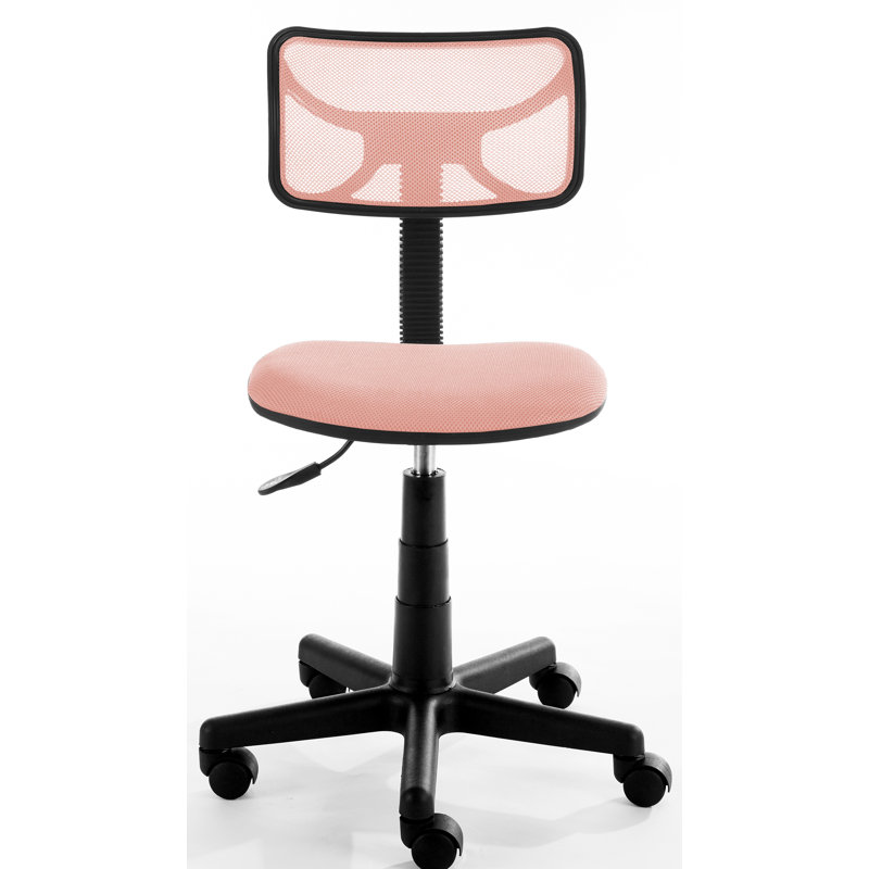 Chaise de travail Bodmin, Rosé, Velours