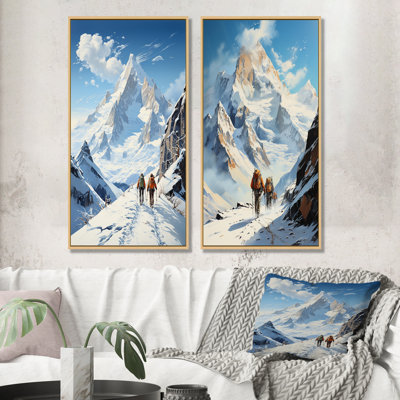 Ensemble de salon 2 pièces montagnes françaises