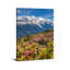 Nature Landscape Wall Art Mountain Wildflower Canvas Prints For Living Room Botanic Picture Rural Country Flower Painting Poster Nature Floral Canvas Artwork For Bedroom Home Decorations