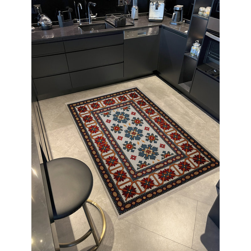Xaven Moroccan Indoor / Outdoor Rug, Rectangle 5'2" x 7'7"