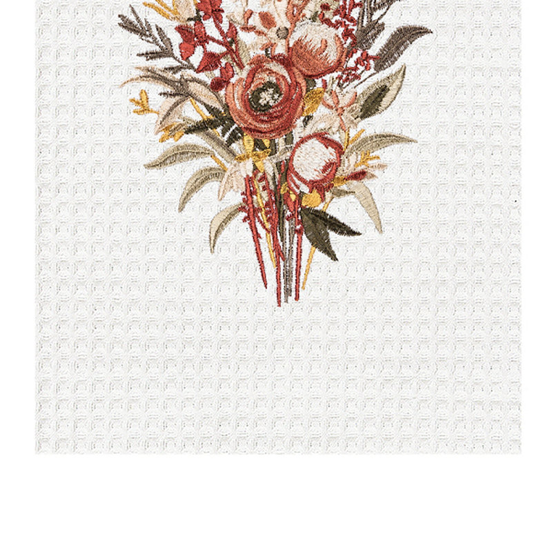 Fall Floral Flowers Daisy Cute Dishtowel Home Kitchen Drying Dish Towel All Seasons Fall Autumn Harvest Decor Decoration