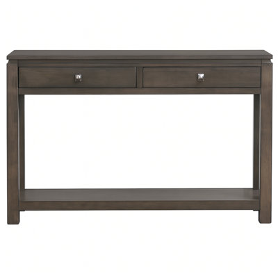 Funsch 53'' Solid Wood Top Console Table