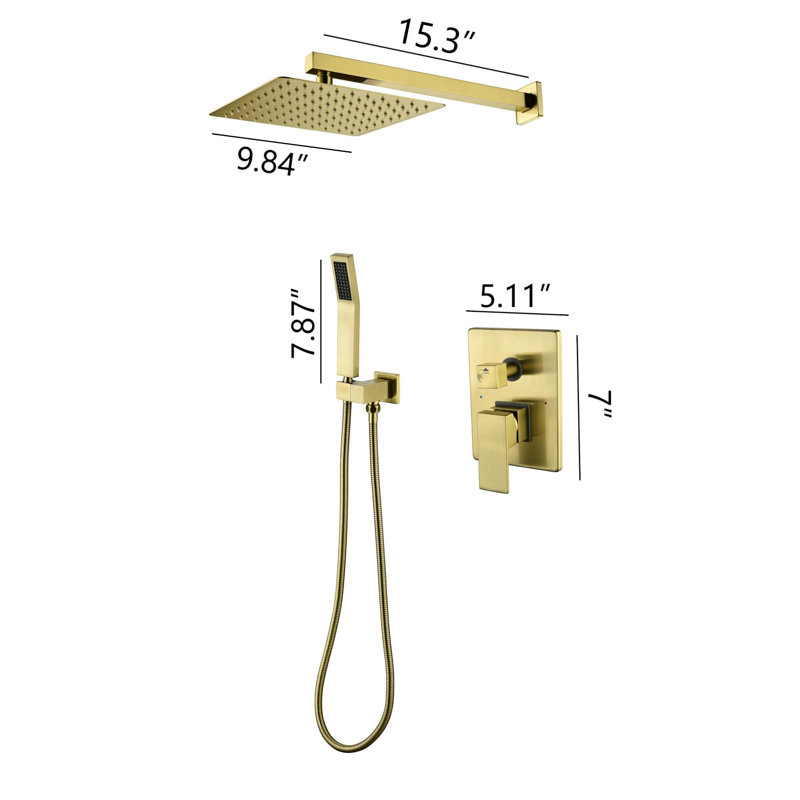 Pressure-Balanced (Temperature Control Only) with Rough in-Valve