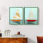 Petite voile I-Premium, reproduction encadrée - prête à être accrochée - aucun clou requis - aucun clou requis-166049518-166049507