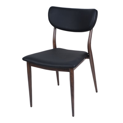 H&D Luxe Dining Chair With Upholstered Seat And Back