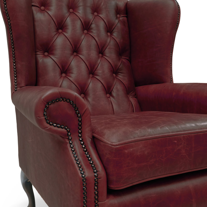 Dellaquila Upholstered Accent Chair, Red