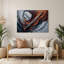 «Music Bass Clarinet», art mural en métal mauve-2122444193